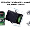 Přijímač 24 VDC včetně 2 ks ovladačů AZP.JET401PC+JET027.2